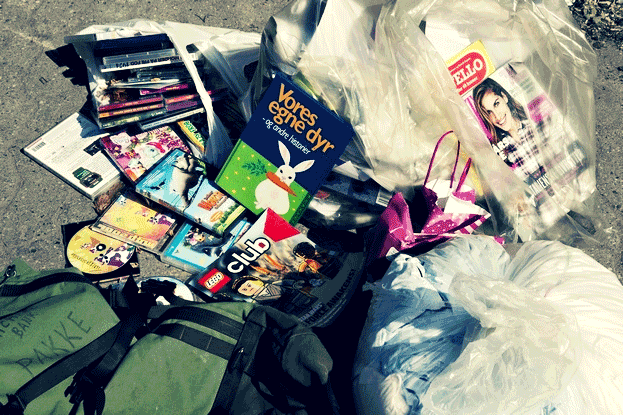 Småt brændbart-container leje